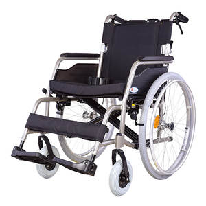 Silla de ruedas personalizada de aluminio de alta calidad, silla para el cuidado del hogar, asiento de rueda, silla de ruedas manual de aleación de aluminio - Product Image 1