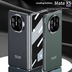 เคสโทรศัพท์แบบพับได้สำหรับ Huawei Mate X5 วัสดุ PC ดีไซน์เรียบหรู เคลือบผิวด้วยไฟฟ้า <span class=keywords><strong>AG</strong></span> <span class=keywords><strong>Phantom</strong></span> ป้องกันรอบด้าน - Product Image 3