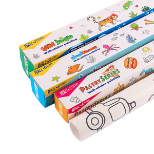 Trẻ em vẽ đồ chơi dài tùy chỉnh thiết kế mới vẽ tranh graffiti tường màu giấy cuộn trẻ em trẻ em vẽ cuộn - Product Image 3