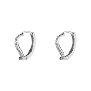 2025 New Trend 925 <strong>Sterling</strong> <strong>Silver</strong> Zircon Twisted <strong>Small</strong> Ear <strong>Hoop</strong> Elegant Minimalist Style <strong>Hoop</strong> <strong>Earrings</strong> with Rhodium Plating - Product Image 5