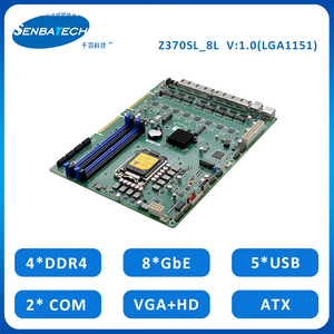 Carte mère de serveur/routeur Z370SL_8L LGA1151 pour processeurs Celeron I3/i5/i7/i9 de 6e/7e/8e/9e génération - Product Image 2