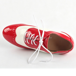 Zapatos de <span class=keywords><strong>Baile</strong></span> Personalizados para Hombre, Tacón de 4.5CM, Zapatos de <span class=keywords><strong>Baile</strong></span> Latinos de Microfibra Rojos y Blancos para <span class=keywords><strong>Salsa</strong></span>, con Suela de Goma - Product Image 4