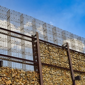 Murs de gabions soudés galvanisés et revêtus de PVC, <span class=keywords><strong>clôture</strong></span> de gabions pour jardin - Product Image 5