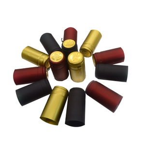 PVC Heat <b>Shrink</b> Caps For Wine Olive Oil Soy Sauce Bottles Pilfer Proof Closure Packaging - Product Image 2