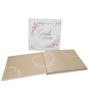 Libro de visitas con letrero de boda de 7x9 pulgadas, libro de invitados personalizado, regalo de aniversario de compromiso, libro de letreros de boda
