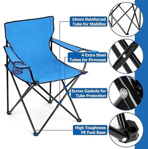 Hot Sale Lightweight Portable Aluminum Camping Chair, Factory Wholesale Outdoor Leisure Chair and Folding Camping Chair - Product Image 3