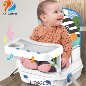 Chaise pliante portable pour bébé 3 en 1 Chaise haute <span class=keywords><strong>de</strong></span> <span class=keywords><strong>voyage</strong></span> avec harnais pour le dîner et le déjeuner Chaise d'alimentation avec boîte <span class=keywords><strong>de</strong></span> rangement - Product Image 2