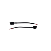 كابل طاقة ذكر وأنثى من QUANWEI، سلك توصيل 2*0.5 مم2، موصل أسلاك تيار مستمر