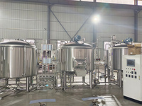 Équipement de brasserie miniature 500L en acier inoxydable