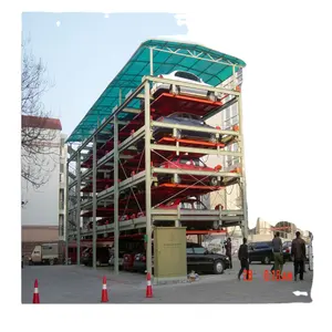 2 Car Parking Multi-storey Mechanized Car Park System Puzzle Smart Parking System Solution