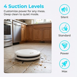 Nouveauté : Robot aspirateur 3-en-1, aspirateur robotisé pour nettoyage humide et sec, robot de balayage pour la maison et l'hôtel - Product Image 6