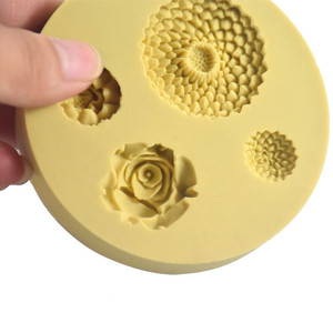 Nóng bán Silicone hoa <span class=keywords><strong>Fondant</strong></span> khuôn cho bánh trang trí - Product Image 4