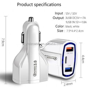 QC3.0 Car Charger Fast Charging <b>Adapter</b> 35W Charging Car Charger Dual <b>USB</b> New Interface+Type-<b>C</b> Interface - Product Image 6