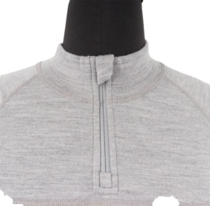 Hot Selling Manufacturing Custom Thermal Ladies Girls Plus Size Women's Tops With 1/4 Zipper Merino <strong>Wool</strong> <strong>Base</strong> <strong>Layer</strong> - Product Image 4