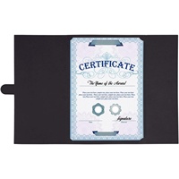 Titulaire de certificat de graduation d'approvisionnement d'usine dossier de présentation de papier de taille personnalisée avec Logo personnalisé