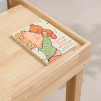 Table de lecture tout en bois pour les maternelles, bibliothèque pour enfants, salle d'art, éducation préscolaire, chaise d'école