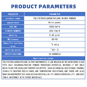 Polvere di <span class=keywords><strong>PTFE</strong></span> resistente all'usura CAS 9002-84-0 prezzo materia prima resistente chimicamente T eflon <span class=keywords><strong>politetrafluoroetilene</strong></span> <span class=keywords><strong>PTFE</strong></span> PVDC polvere - Product Image 6