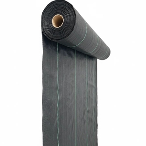 غطاء أرضي من قماش البولي بروبيلين لمكافحة الأعشاب الضارة، حصيرة حاجزة للأعشاب للمناظر الطبيعية، غطاء منسوج للزراعة يسمح بمرور المياه، غطاء لحمام السباحة والمنتجع الصحي - Product Image 1