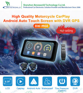 6.25 inch phổ xe máy Navigation GPS với Carplay 4K HD DVR BT màn hình không dây <span class=keywords><strong>Android</strong></span> tự động - Product Image 3