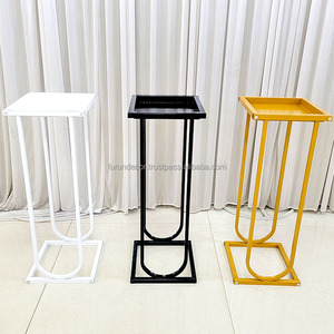 FURUN Table populaire décoration de mariage porte-fleurs en fer avec fleurs fraîches et ballons fournitures de cérémonie de fête fixe - Product Image 1