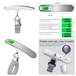 Changxie Hochwertige 50kg Hänge waage Hydro meter Haken gewicht Reise Digital Gepäck Hänge waage - Product Image 4