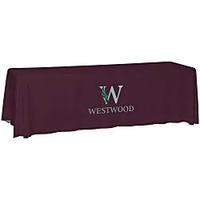 Nappe en polyester personnalisée drapée pour extérieur, événements, expositions et salons professionnels