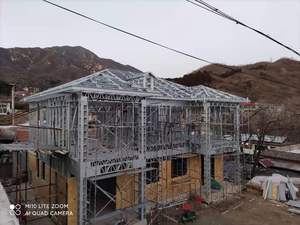 Nóng bán prefab nhà thép cấu trúc dự án để thực hiện mới ánh sáng thép biệt thự di động đúc sẵn thiết kế sang trọng hiện đại - Product Image 3