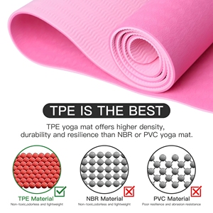 Esterilla de Yoga antideslizante deportes Fitness Mat 4mm de espesor Eva Comfort espuma Yoga <span class=keywords><strong>Matt</strong></span> <span class=keywords><strong>para</strong></span> <span class=keywords><strong>ejercicio</strong></span> Yoga y Pilates gimnasia Mat - Product Image 6