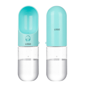 누출 똥 플라스틱 개 물 디스펜서 여행 걷기 식수병 애완 동물 그릇 및 피더 - Product Image 3
