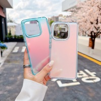 Étui de luxe transparent antichoc pour Redmi Note 14 4G avec support de fenêtre pour appareil photo – Coque de téléphone portable en gros