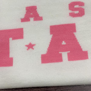 Ultima <span class=keywords><strong>maglia</strong></span> <span class=keywords><strong>oversize</strong></span> in cotone 100% bianco maglione da donna con Logo ricamato personalizzato maglione girocollo invernale - Product Image 3