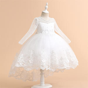 Vestito da festa per bambini di compleanno del 7 ° compleanno della ragazza dei bambini del merletto di estate di vendita calda - Product Image 6