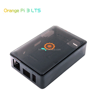 Oranye Pi 3 LTS papan ABS casing hitam