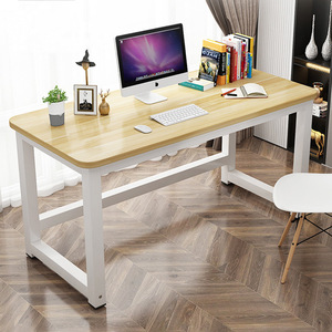 Scrivania per Computer in Legno con Design Componibile, Tavolo Lungo per Studio, Ufficio e E-Sports per Piccoli Appartamenti - Product Image 2