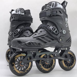 Patins à roulettes tendance, best-sellers, de haute qualité, pour le patinage artistique, avec dessus en cuir et 3 freins avant en PU sur les roues - Product Image 2