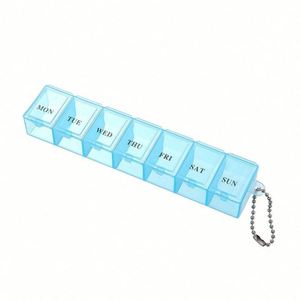 Boîte à pilules en plastique de bonne qualité, format poche, best-seller 7 jours, promotion, étui à médicaments - Product Image 1