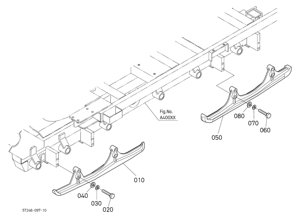Voor 888 488 588 mangaanstaal verdikte geleiderail - onderdelen voor bouwmachines, onderdelen voor graafmachines, origineel nieuw Zhenya merk 1 - Product Image 6