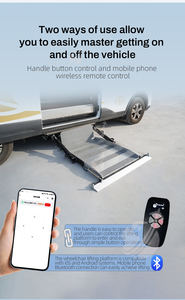 Elevador de silla de ruedas para exteriores, elevador hidráulico eléctrico para furgoneta y coche, mesa elevadora de diseño de tijera Vertical para discapacitados, ancianos y discapacitados - Product Image 5