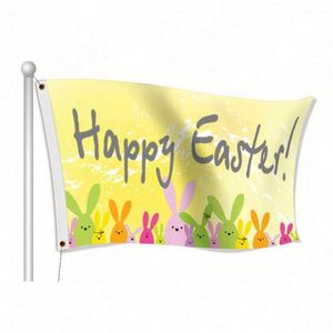 ธงโฆษณาโพลีเอสเตอร์รูปทรงสี่เหลี่ยมผืนผ้าขนาดใหญ่แบบกำหนดเอง เป็นมิตรกับสิ่งแวดล้อม ทนทาน พิมพ์โลโก้เต็มรูปแบบ สำหรับงานส่งเสริมการขายกลางแจ้ง ฉลองต่างๆ - Product Image 6