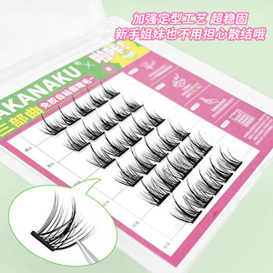 Lakanaku Faux cils magnétiques C Curl, sans colle, auto-adhésifs, naturels et doux pour les débutants - Product Image 3
