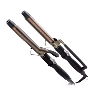 私人标签30秒加热钛卷发器电动马塞尔沙龙服务，带PTC加热器液晶温度显示器 - Product Image 5