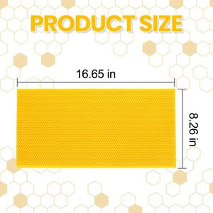 Nuevo Paquete de 10 Láminas de Plástico para Base de Colmena de Abejas, de 8-1/2 Pulgadas de Profundidad, Enceradas, Amarillas, para Aplicaciones en Granjas Apícolas - Product Image 4