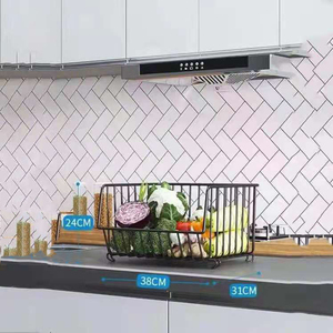 Cestas <span class=keywords><strong>de</strong></span> 2 niveles, estante organizador <span class=keywords><strong>de</strong></span> cocina, estante <span class=keywords><strong>de</strong></span> almacenamiento <span class=keywords><strong>de</strong></span> frutas y verduras para el hogar, carrito rodante <span class=keywords><strong>de</strong></span> Metal con 4 <span class=keywords><strong>ruedas</strong></span> - Product Image 4