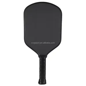 Hybrid Shape 16.3" x 7.7" 16mm 14mm T700 Raw Carbon Fiber Flash Unibody Thermoformed Pickleball Paddle With Elongated Handle