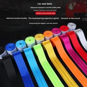 Accesorios para Cinturones <span class=keywords><strong>de</strong></span> Seguridad <span class=keywords><strong>de</strong></span> <span class=keywords><strong>Coche</strong></span>, Correa <span class=keywords><strong>de</strong></span> Extensión Modificada, Estándar Nacional Universal, Cinta Roja Modificada - Product Image 1