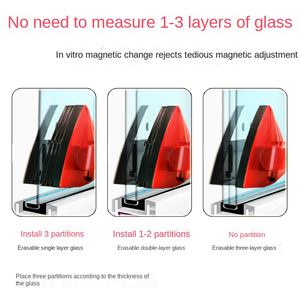Herramienta de limpieza eficiente <span class=keywords><strong>Limpiador</strong></span> de ventanas de gran altura de material magnético portátil <span class=keywords><strong>para</strong></span> todas las gafas - Product Image 3