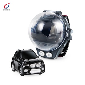 Chengji - Coche de Control Remoto Mini con Carga USB, Juguetes de Reloj con Coche, Mini Coche de Aleación Rc, Coche de Carreras de Bolsillo con Control Remoto y Reloj - Product Image 1