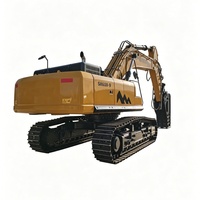 Promo Panas Mesin Cummins 298KW Excavator Berat untuk Pertambangan 56 Ton, Excavator Crawler Hidrolik dengan Bucket Besar 3.5 Meter Kubik dan Pompa