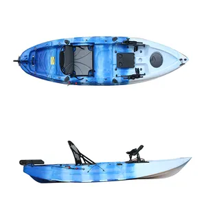 Bote de remos de plástico para 2 personas, kayak de pesca, barato, gran oferta