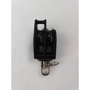 Roue à double roulement/à pivot/à manille de 8 mm de diamètre de fil et 29 mm de diamètre de roue avec patin pour voilier BB-0204F Roue à billes pour yacht - Product Image 3